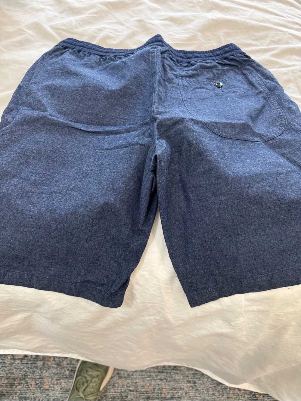 J. Crew Indigo Drawstring Athletic Shorts